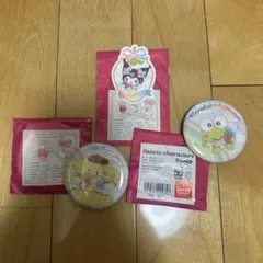 いちご新聞サンリオポムポムプリン　ケロケロケロッピ　クロミ缶バッジ シール