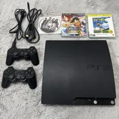 ⭐︎動作確認済み PS3 本体 コントローラー2個 ゲーム3枚セット