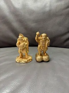 大黒天 恵比寿天 開運 金運アップ 【縁起物】七福神 金 工芸品 - メルカリ