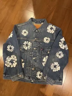 デニムティアーズ リーバイス フラワー デニムジャケット レトロ S デニムティアーズ リーバイス フラワー デニムジャケット レトロ S