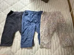 ユニクロ七分丈レギンス 3点セット 90cm