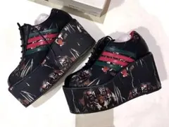 厚底グラフィックスニーカー　ヨウスケ　YOSUKE トラ　厚底　個性的