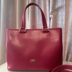 LONGCHAMP ピンク トートバッグ
