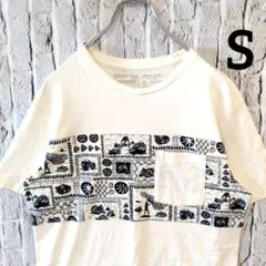パタゴニア パタロハ ポケット Tシャツ S 限定 アロハ 総柄 半袖 古着のサムネイル