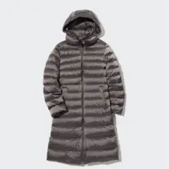 UNIQLO ウルトライトダウン　ロングコート　ブラウン