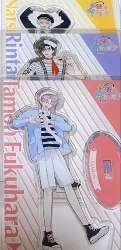 多聞くん今どっち!? Blu-ray3巻有償特典アクリルスタンド 缶バッジ