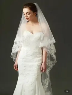 ウェディングベール ロング