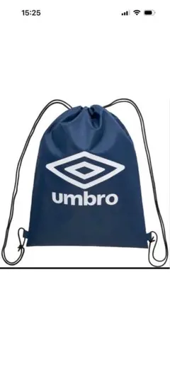UMBRO ナップサック 巾着 ネイビーNIKE adidasのサムネイル
