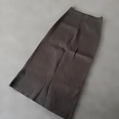 ユニクロ　リブタイトスカート S ブラック