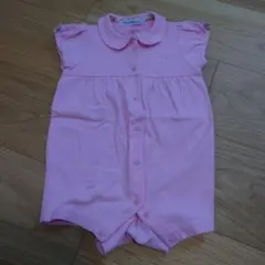 美品 familiar ピンクロンパース 70サイズ