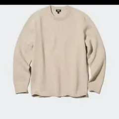 UNIQLO　ユニクロ　ウォッシャブルミラノリブクルーネックセーター