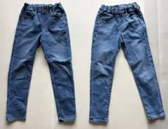 UNIQLO KIDS デニムパンツ 130cm 2本セット　ユニクロ　キッズ