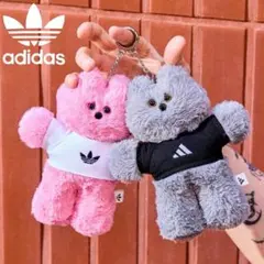 新品⭐️adidas × LELBO BROWN 韓国限定 ぬいぐるみ 2点セット