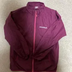 mont-bell キッズジャケット 130 ワインレッド