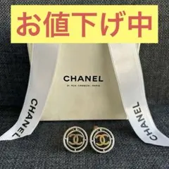 CHANEL ヴィンテージ　サークル　ココマーク　イヤリングのサムネイル