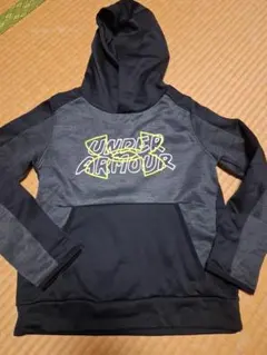 UNDER ARMOUR パーカー グレー ブラック YMD/JM/M