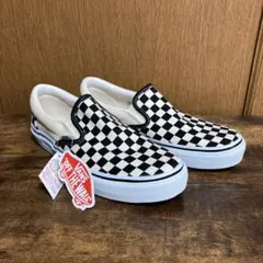 新品未使用　VANS チェッカーパターンスリッポン