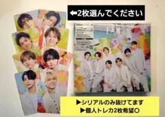 timelesz★FAM初回限定盤B(DVD)シリアルなし★個人トレカ希望2枚〇