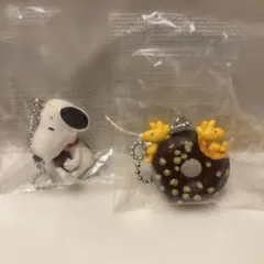 スヌーピー コーヒースタンドスタイル フィギュアマスコット 2個セット