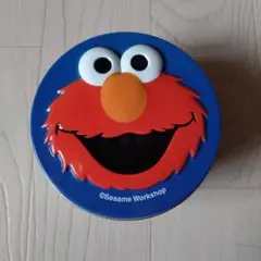 空き缶 セサミストリート エルモ