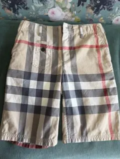 BURBERRY バーバリー　140cm チェック柄ショートパンツ