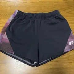 YONEX テニス ハーフパンツ ブラック 宇宙柄