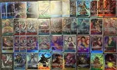 ルフィシークレットなどワンピースカードゲームまとめ売り 42枚