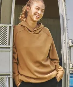 未使用　極美品　BAYFLOW ダンボールドロストパーカー　L ブラウン