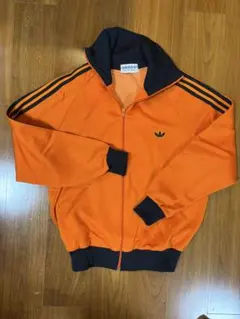adidas アディダス ジャージ オレンジ ネイビー