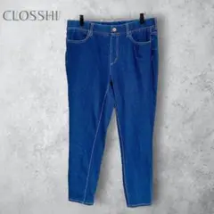 【CLOSSHI クロッシー】　スリムストレッチスキニーパンツ　大きいサイズ