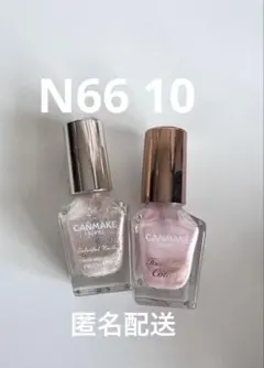 CANMAKE ネイルカラー N66、10 2点セット