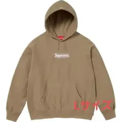 てちLOW様 Supreme Box Logo Hooded Dark Sand
