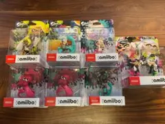 amiibo スプラトゥーン 7点セット タコ ヒメ イイダ 等 新品未開封
