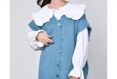 【Emsexcite】ダメージビッグベスト　ブルー