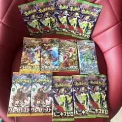ポケモンカード 未開封パック 6種 14パック まとめ