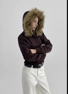 BLACKUP ポニールファージャンパー アウター