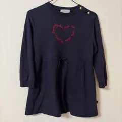 KUMI KYOKU ネイビー 長袖ワンピース130cm