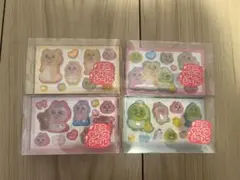 おぱんちゅうさぎ　ミニちゅるシール　4種コンプリートセット
