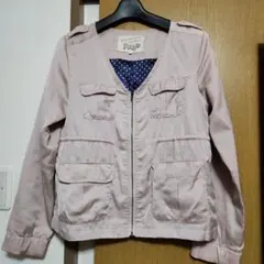 ※プロフ必読※ミリタリージャケット ピンク ドット柄