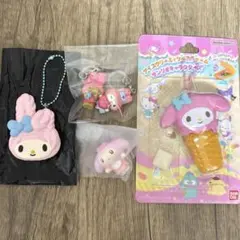 마이멜로디 マイメロ 가챠 アイスクリームチャーム 묶음 판매