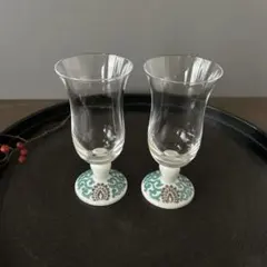 九谷焼 清峰堂 和グラス・冷酒グラス 2客