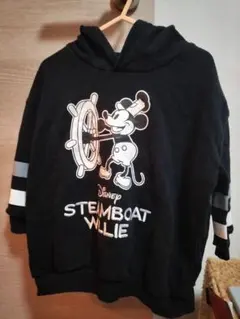 Disney　ミッキー STEAMBOAT WILLIE パーカー　100cm