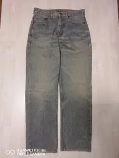 ストレートデニム ライトブルー 綿100%