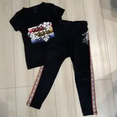 adidas Tシャツ、長ジャージセット　140cm