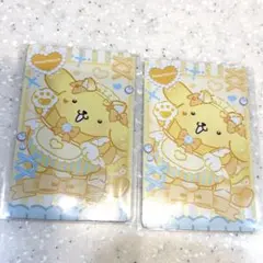 サンリオ カードコネクト ねこみみメイド ガチャプリント ポムポムプリン 2枚