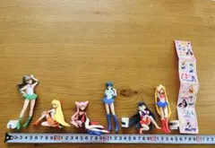 美少女戦士セーラームーン フィギュア ボトルキャップ 7体セット