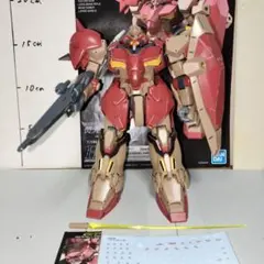 HG 1/144 メッサーF01型 全塗装 ウェザリング ガンプラ完成品 銃なし