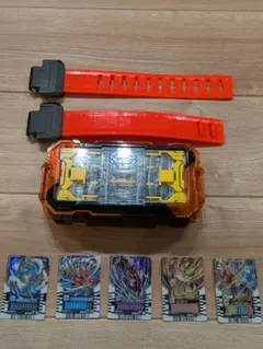 DXガッチャードライバー 仮面ライダー 変身ベルト カード5枚付き