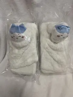 ちいかわ おふとんティッシュカバーぬいぐるみ ハチワレ 2点セット