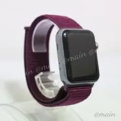 アップルウォッチ 42/44/45/49mm コンパチブル バンド 新プラム色